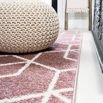 Tumbling Blocks Modern Geometric Area Rug 2